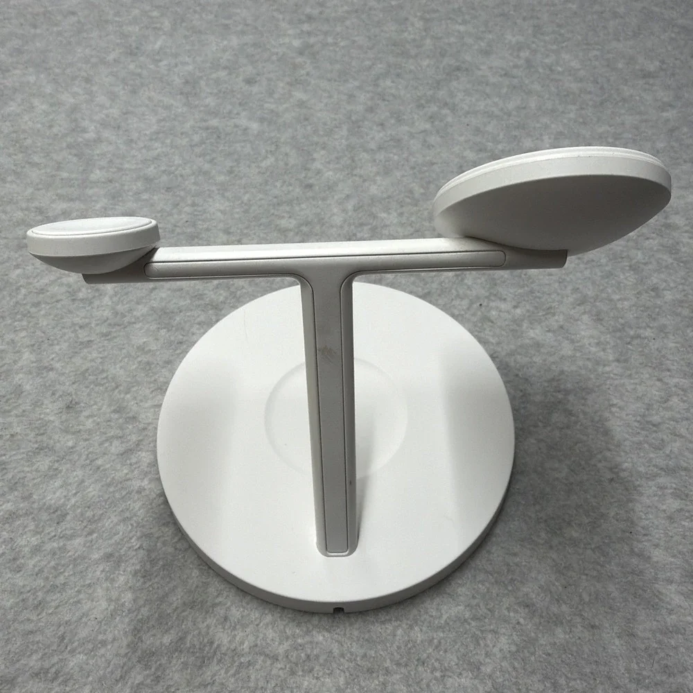 Belkin 3-in-1 MagSafe Charger Stand White Tested No Cord
